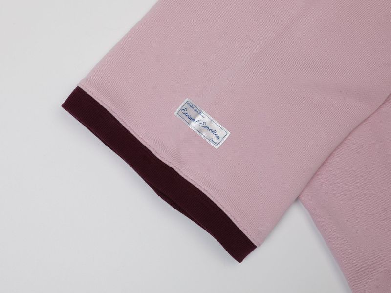 COMFORT REGLAN SHORT SWEATSHIRTS (PINK)