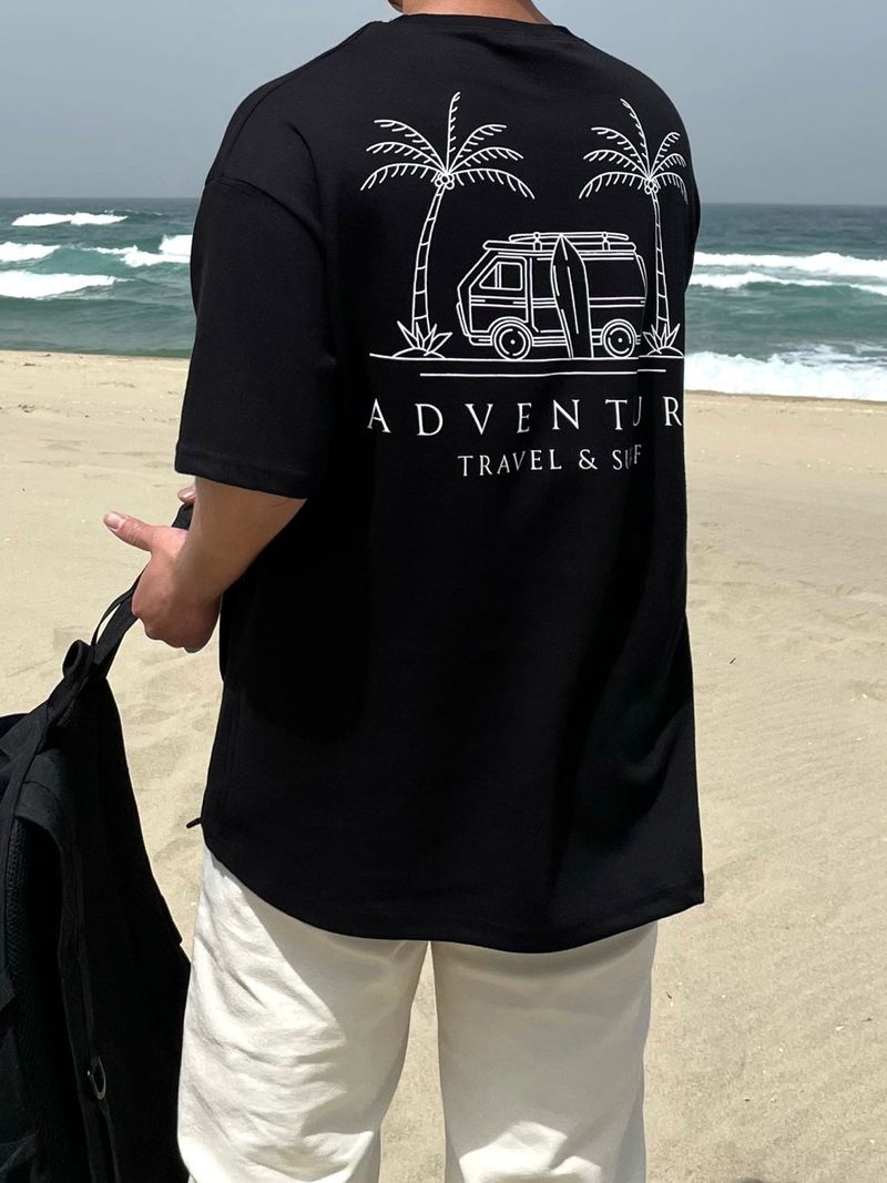 サマートラベルキャンピングTシャツ 