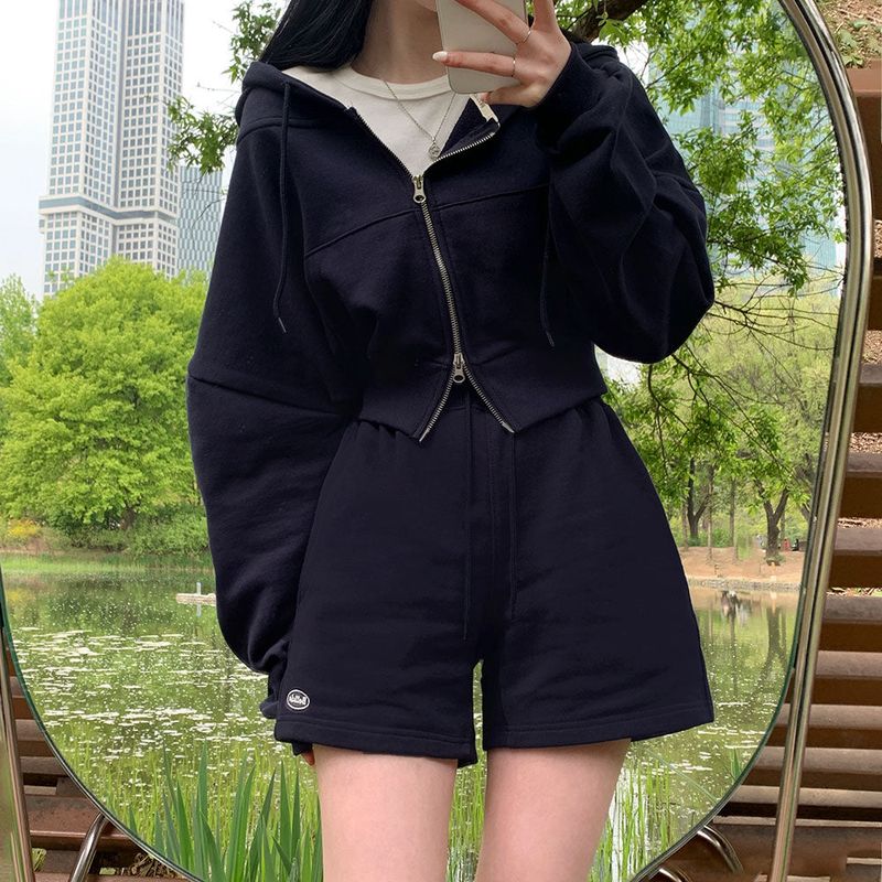 [Bellide made]Sporty two-way two-piece set