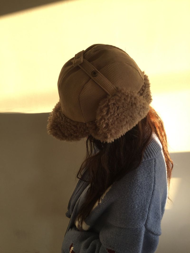 Reversible Boucle Trapper Hat (2 Colors)