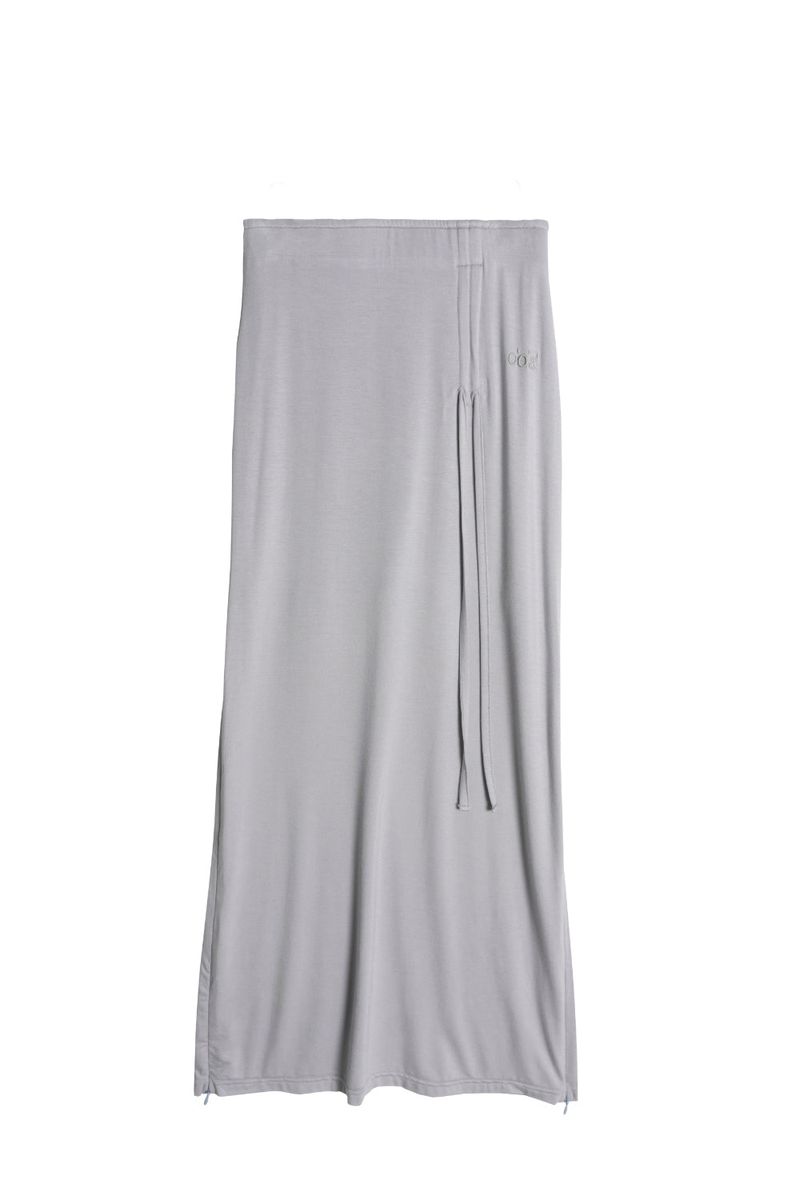 DESERT SHIRRING SLIT SK GREY