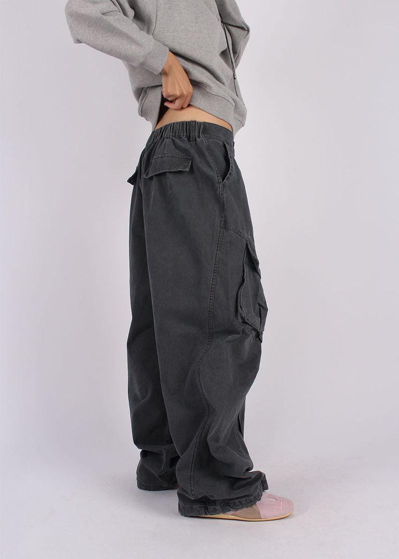 GARMENT CARGO WIDE PANTS
