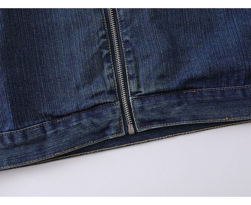 Porter Zip Denim Jacket /