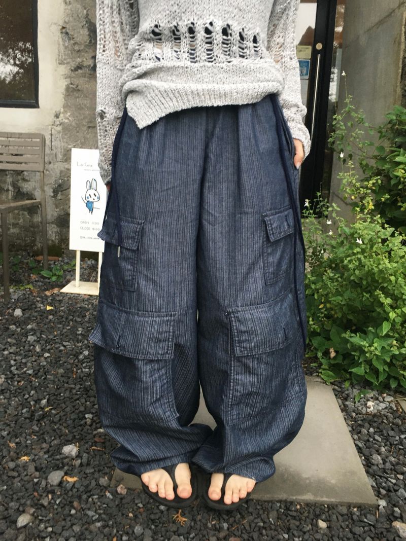 マルチポケットノンフェイドシャーリングカーゴパンツ (2c)