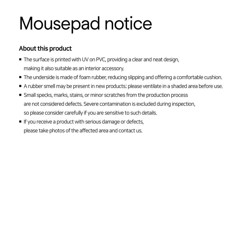 oab photo mousepad set / 2 pieces