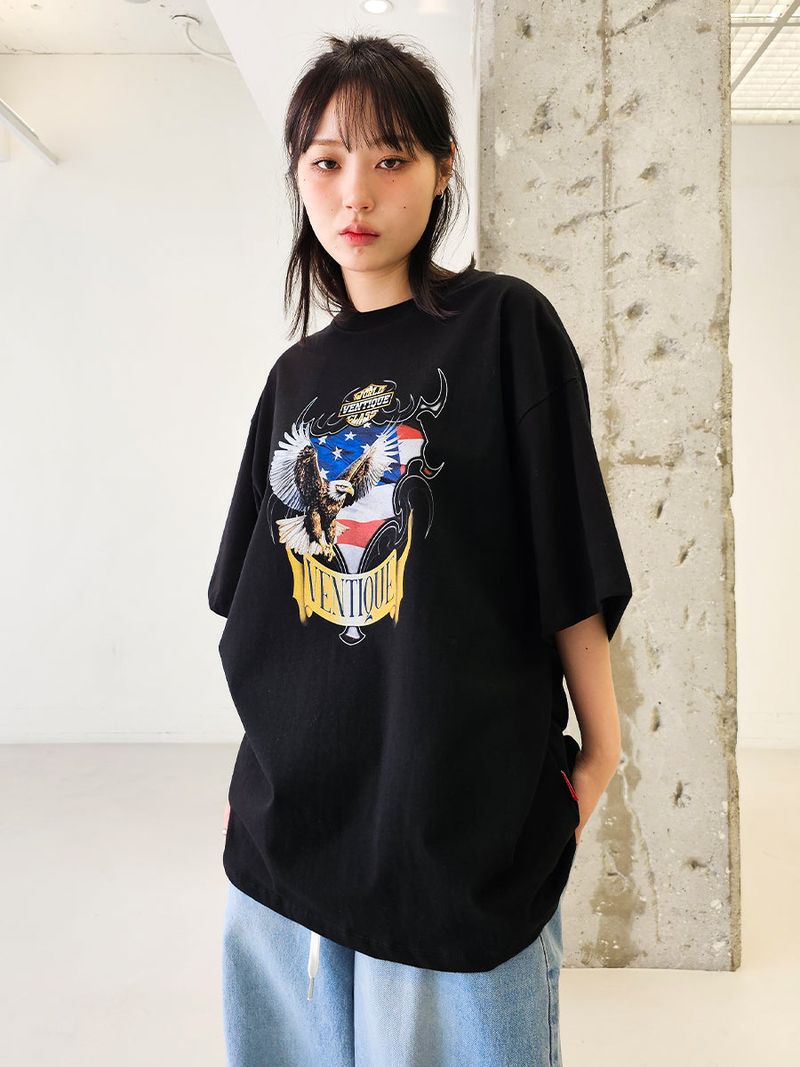 VENTIQUE（ベンティーク）の「VENTIQUE American Eagle T-shirt 2color（Tops）」