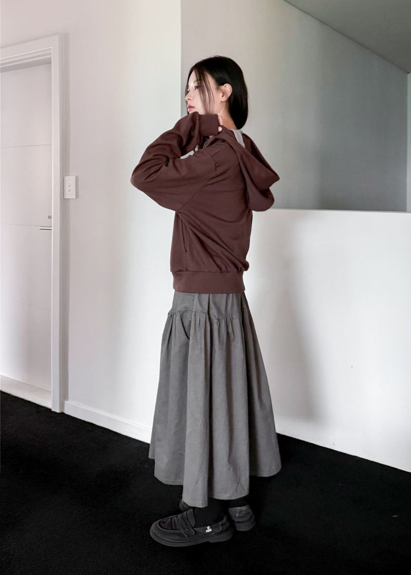 POCKET LINE COTTON SKIRT