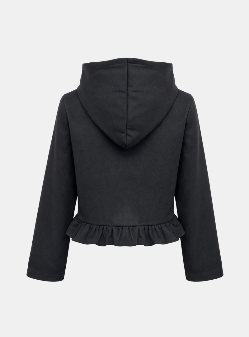 Chloe Check-Lined Hood Jacket