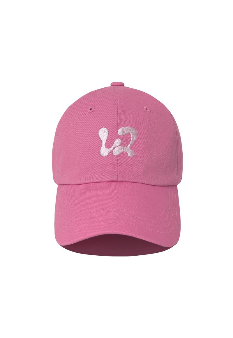 WOOALONG（ウアロン）の「Mellow logo cap - PINK（Hats）」