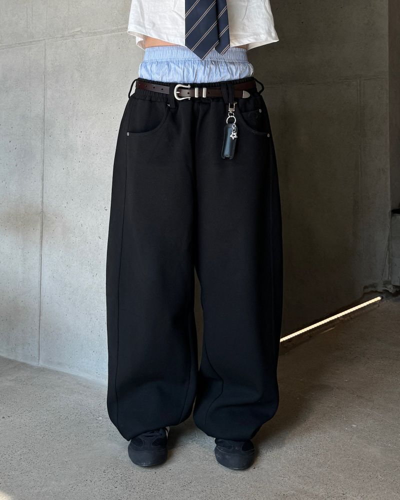 Belt sweat pants (Unisex)