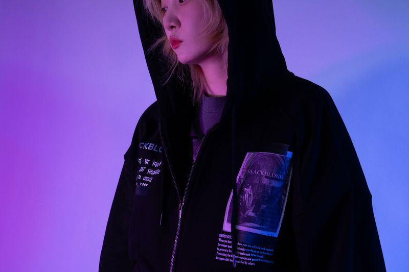 BBD No Sympathy Zip Up Hood Jacket (Black)