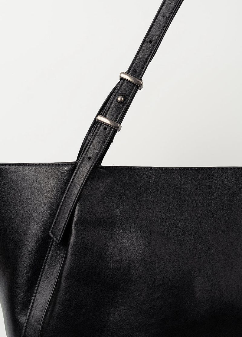No.1107 leather tote shoulder bag