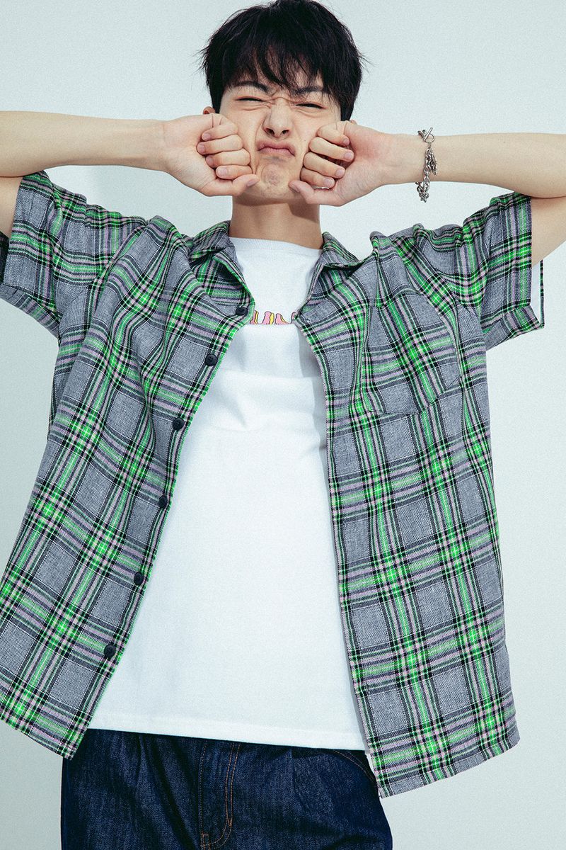 LINEN CHECK HALF SHIRTS