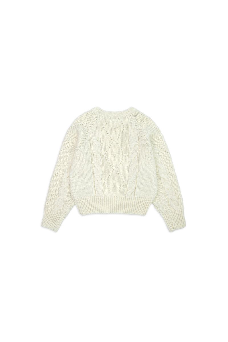 Cozy cable knit_ivory