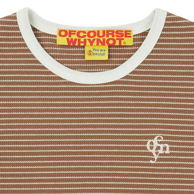 ソフトガールサマーリンガーTシャツ_ブラウン