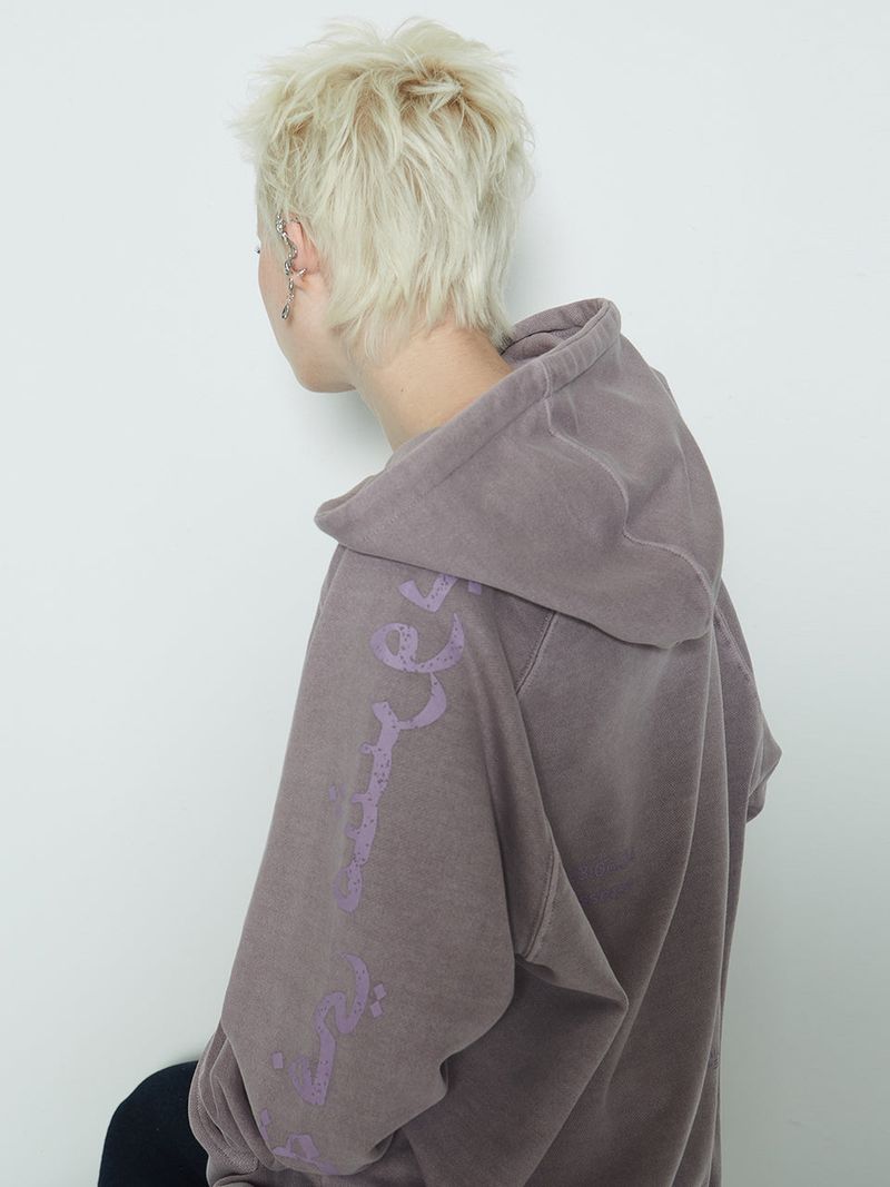 Sserpe（セルぺ）の「Vagabond Poem Pigment Hoodie Light Purple（Tops）」