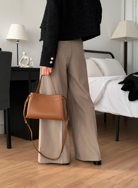Lesen Tension Wide Slacks / 4 colors