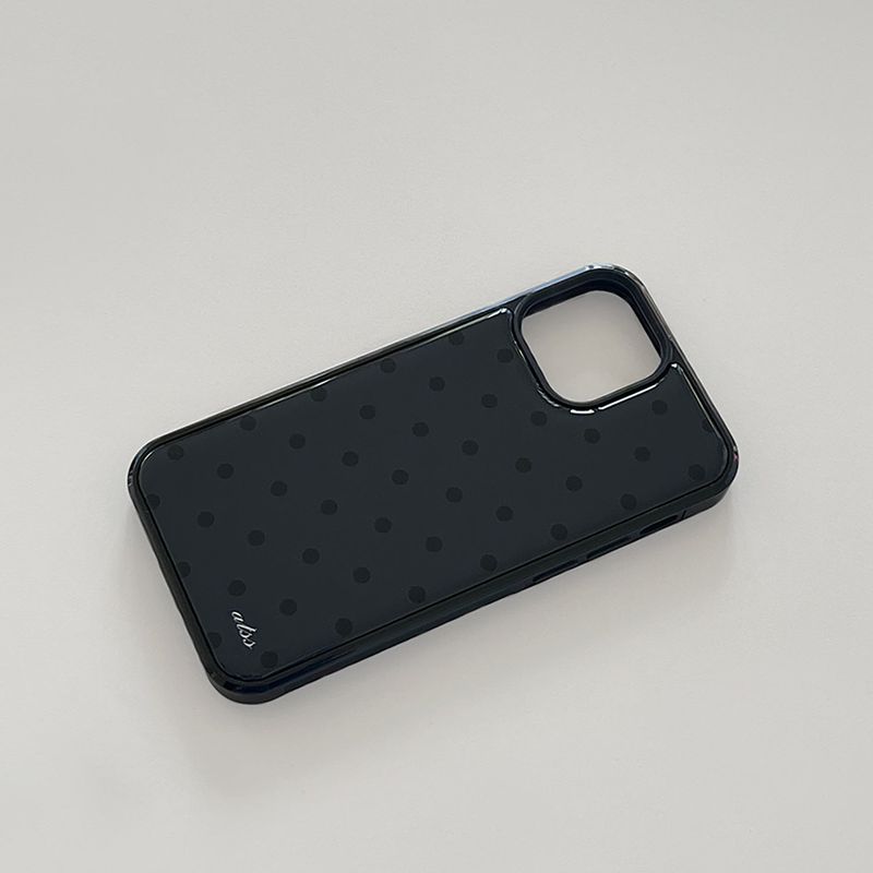 dot epoxy bumper case(dark grey)