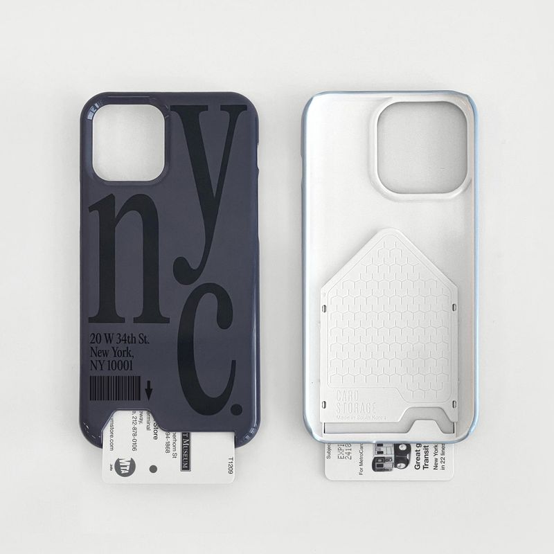 NYC phone case charcoal (card)