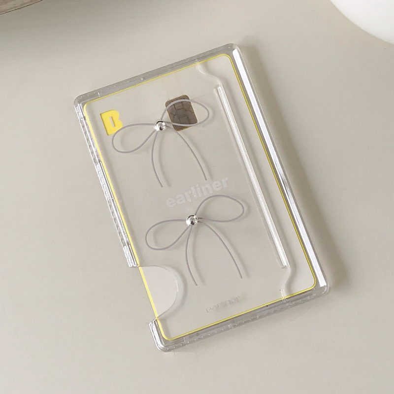 [handmade] silver ribbon magsafe card slot