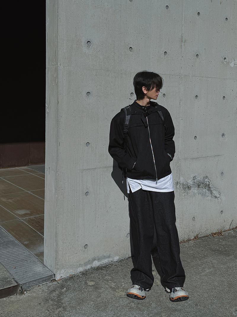 ASCLO Stand Collar Suede Jacket (4color)