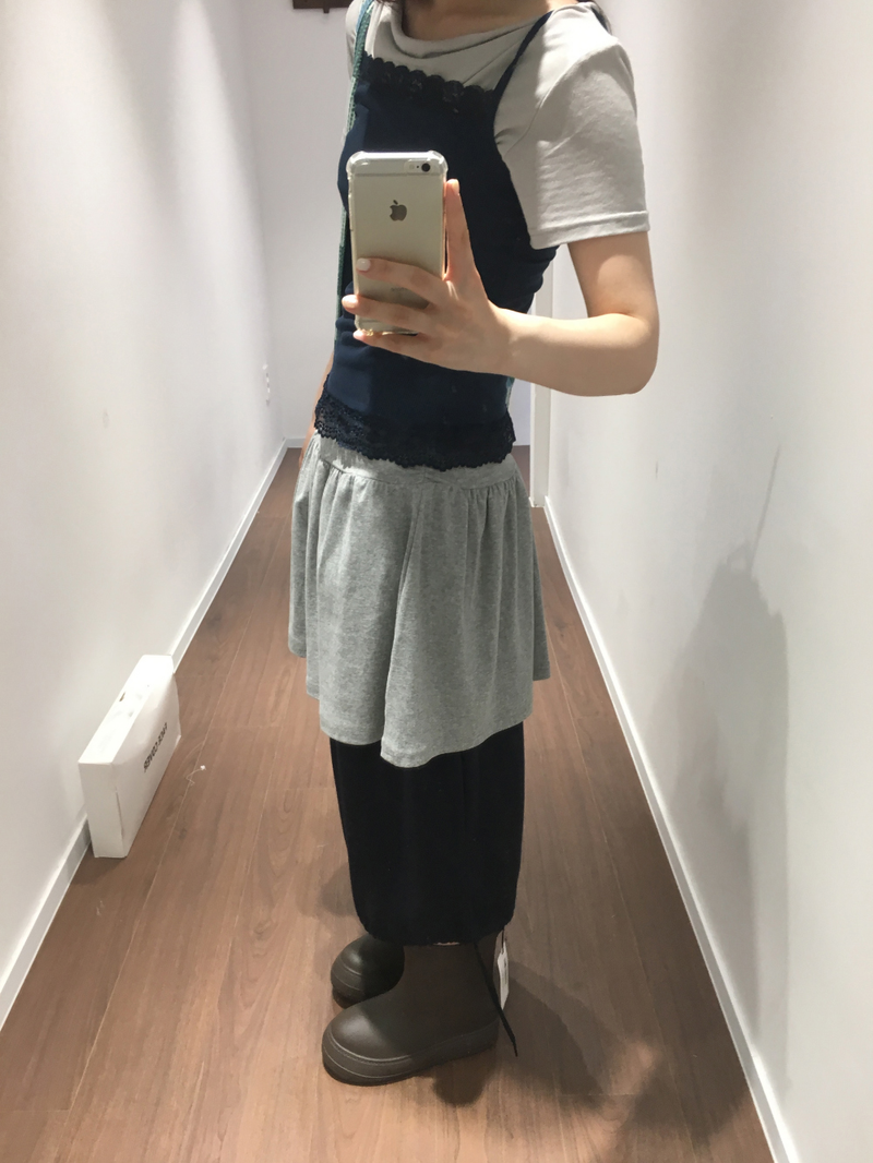 Moa Shirred Midi Skirt (4color) 