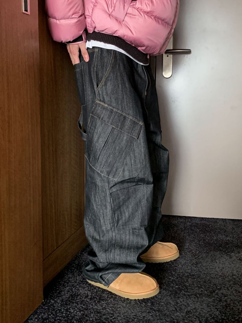 Kant Raw Bias Cargo Pants