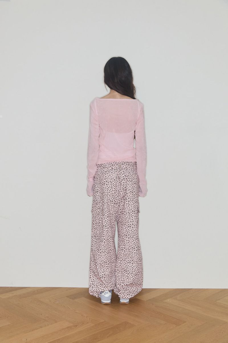 SHERRY RIBBON VELVET TOP (PINK)