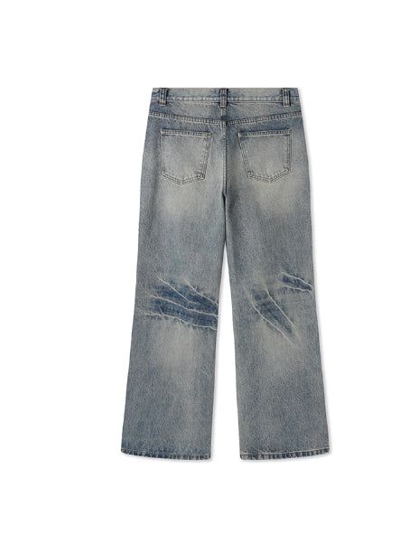 Cardis Laser Flare Denim Pants