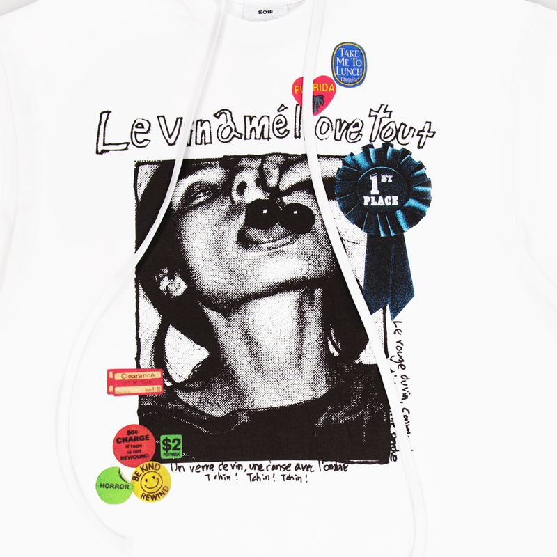 SPAGHETTI ROCK T SHIRT WHT