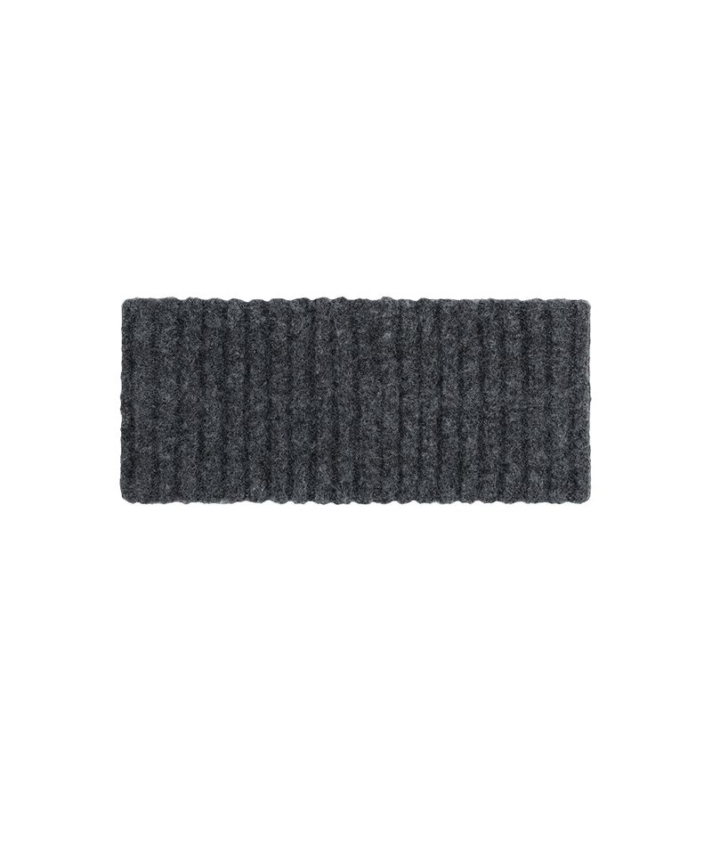 KNIT HAIR BAND_CHARCOAL