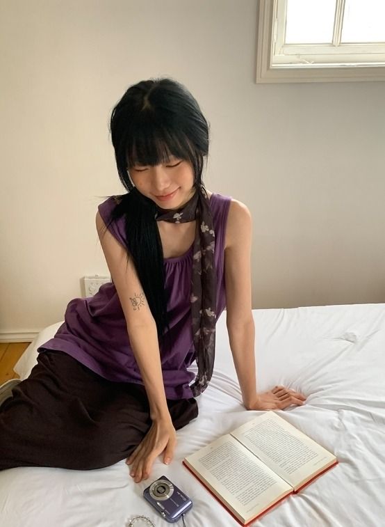 Una Layered Shirring Long Sleeveless