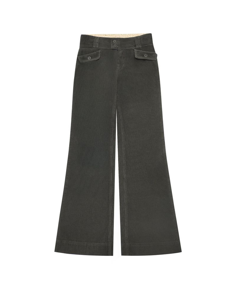 FLOWER LOW CODUROY PT CHARCOAL