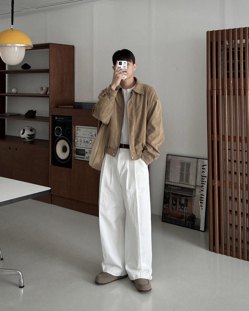 BONE SUEIDE JACKET