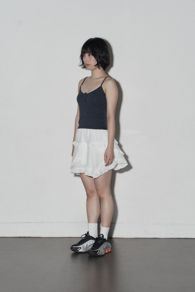 frill skirt (white)