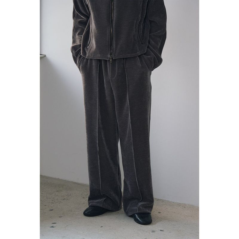 LAURANTSEOUL（ローラントソウル）の「Velvet corduroy line pants(Charcoal)（Pants）」