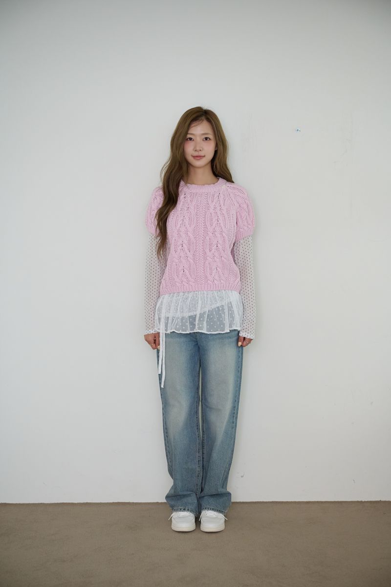 PINK PINEAPPLE（ピンクパイナップル）の「SEPTEMBER WIDE DENIM PANTS（Pants）」