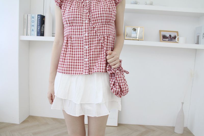 frill cancan mini skirt