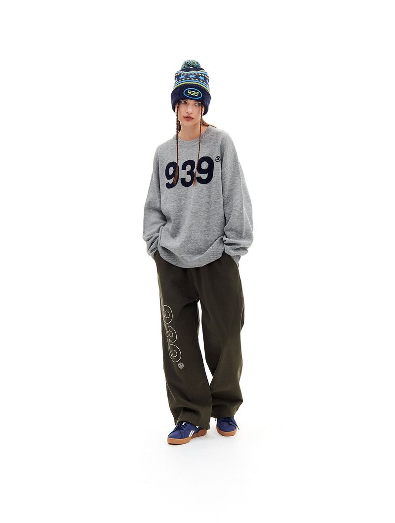 939 LOGO KNIT (GRAY)