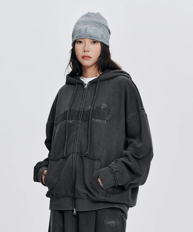 mah LOGO ROLL BEANIE_GREY