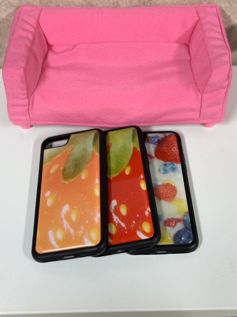 Strawberry epoxy case - Red