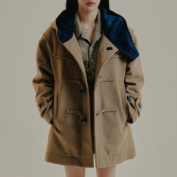ROMANTIC CROWN(ロマンティッククラウン)の「WOOL BLEND OVERSIZE DUFFLE COAT(Jackets/Outerwear)」