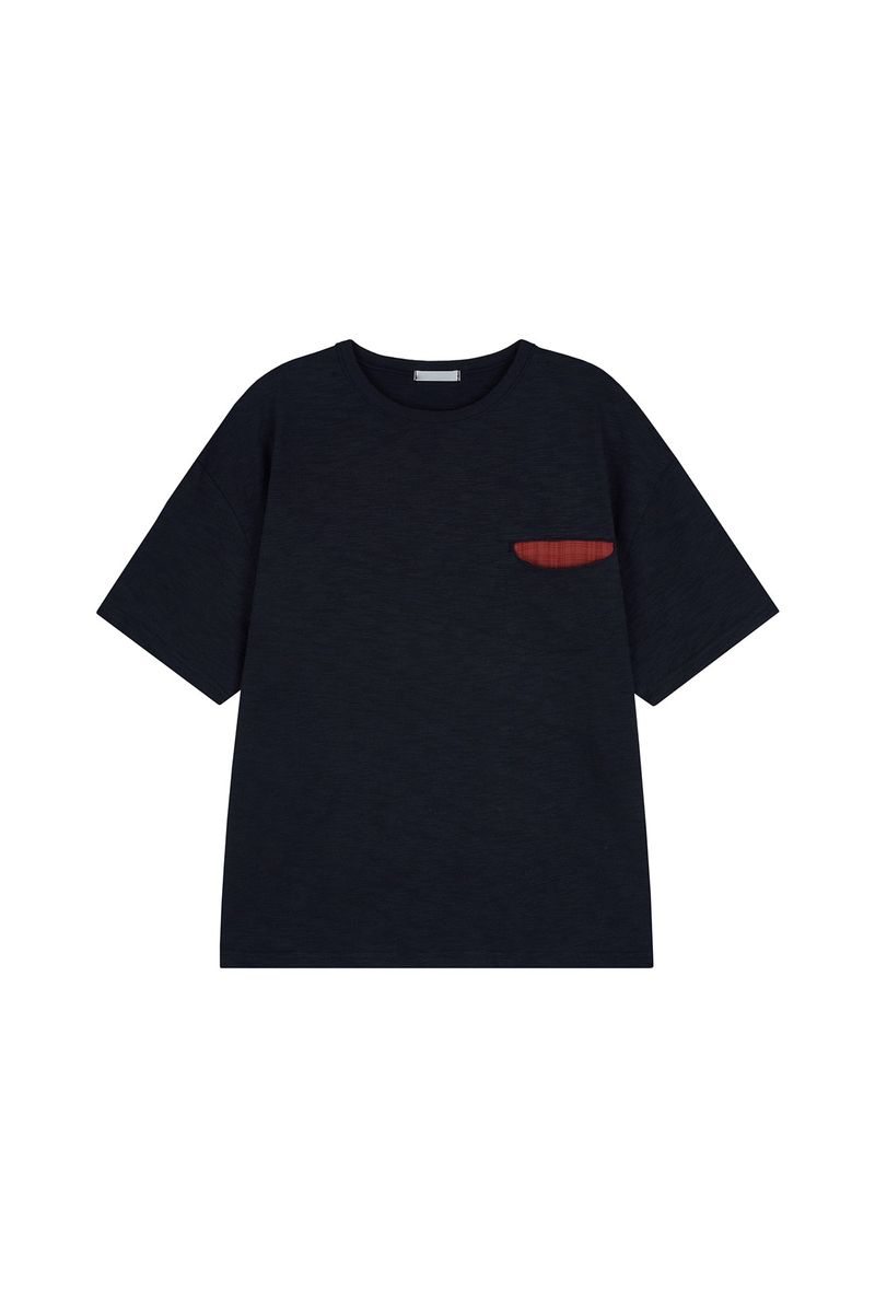 Spec Slub Checked Top