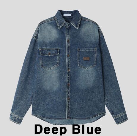 Hamb Work Patch Denim Shirt