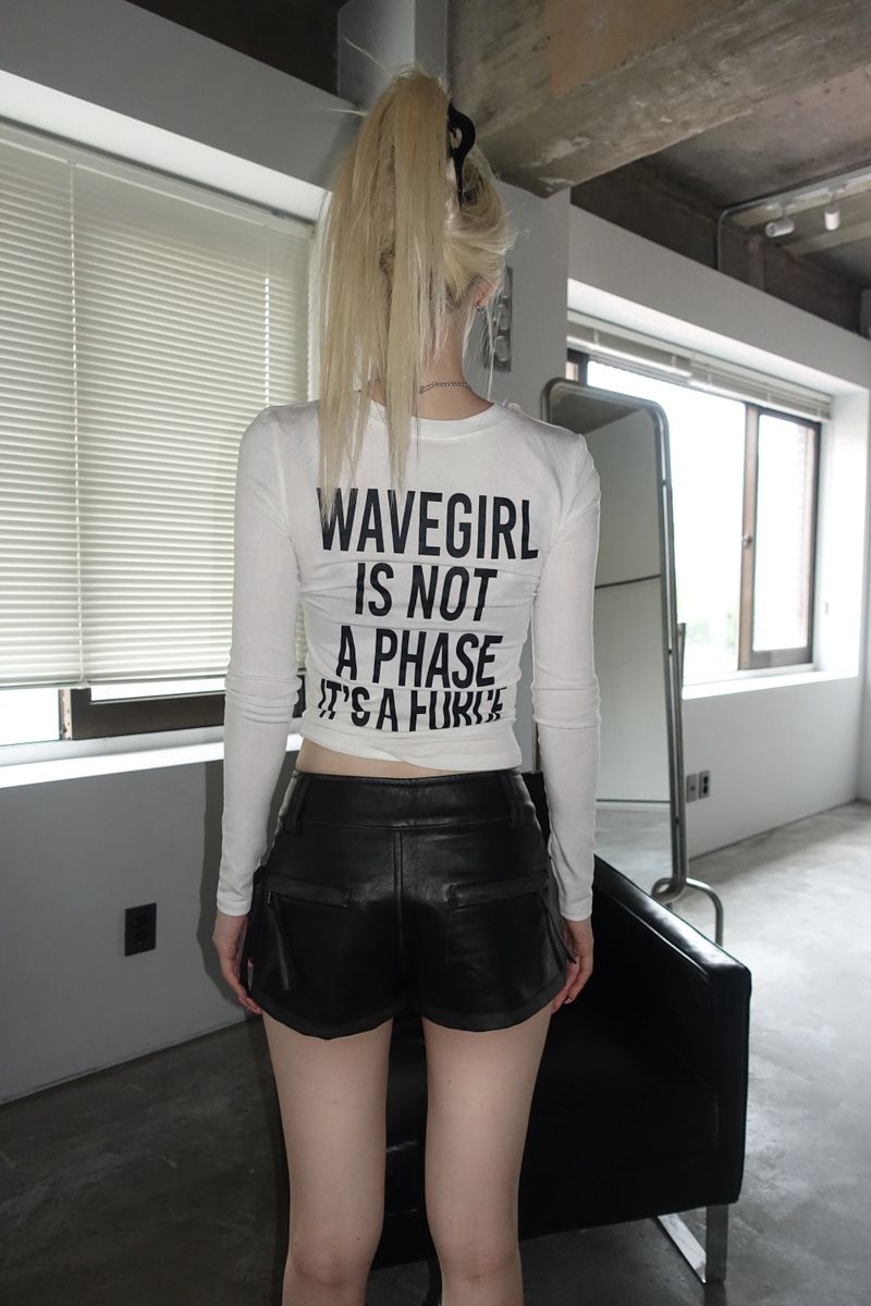 Leather carpenter shorts