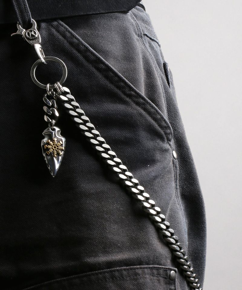 NC-402 Antique Flat Surgical Steel Curve Chain