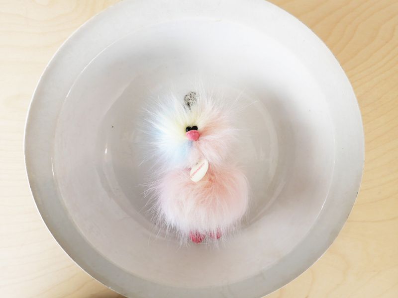 Cosymosy Mini Bird Keyring - Rainbow