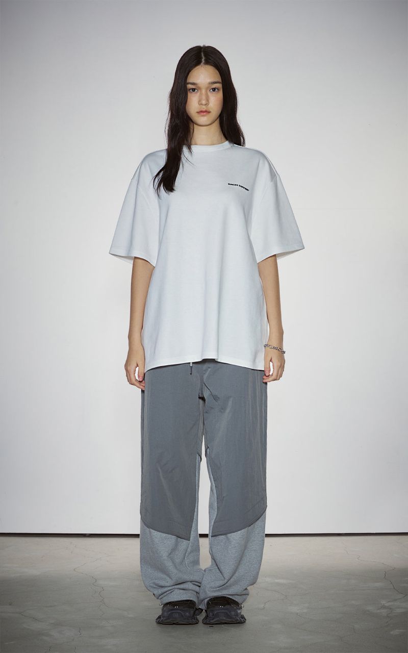 BLUR HEART T-SHIRTS_WHITE