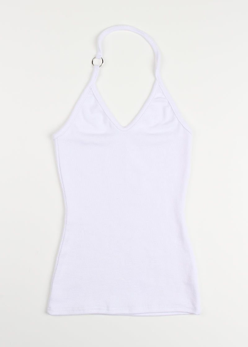 RING HALTER SLEEVELESS