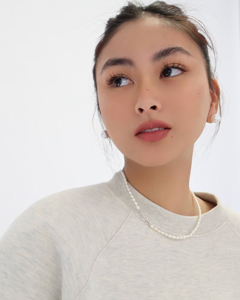 moi moi(モイモイ)の「Essential pearl necklace _ bold ver(Accessories)」